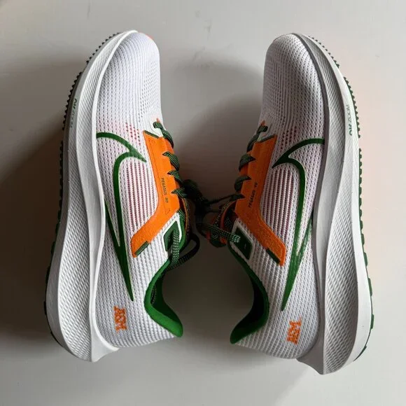 NIKE Air Zoom Pegasus 40 FAMU Running Shoe - Florida A&M University - Men's 10 - Picture 6 of 9